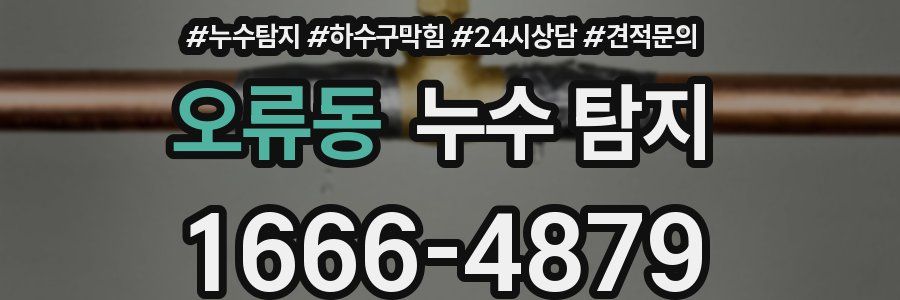 오류동 누수 탐지