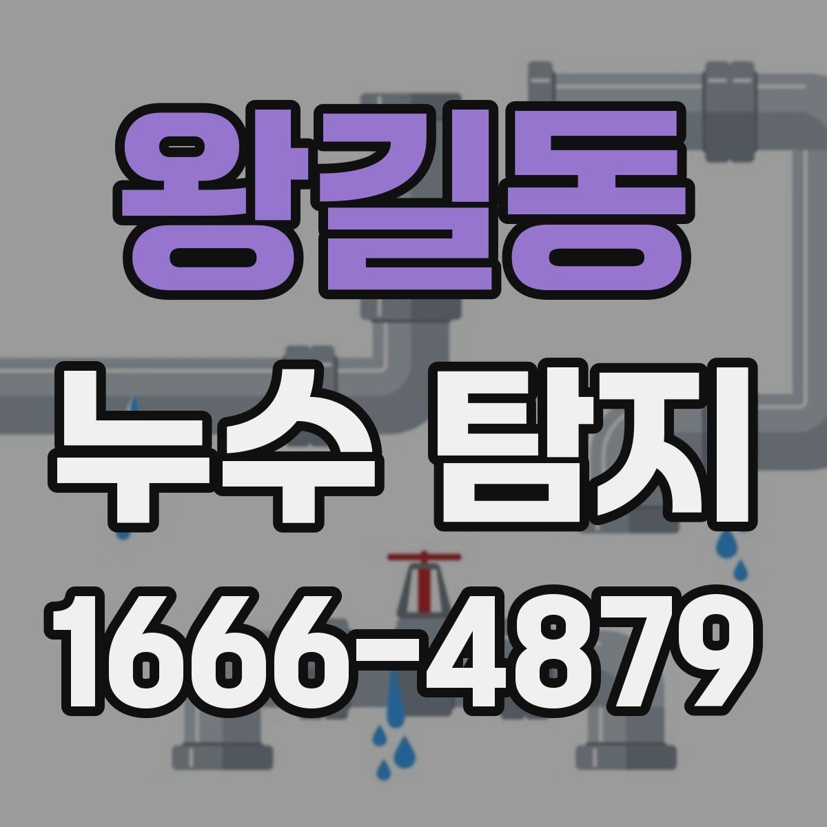 왕길동 누수 탐지 과정이 어떻게 진행되는지