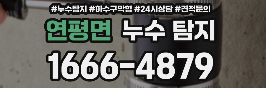 연평면 누수 탐지