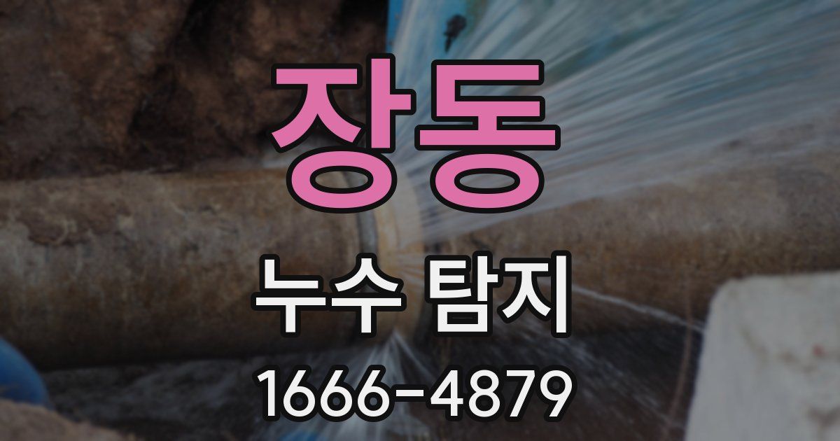 장동 누수 탐지