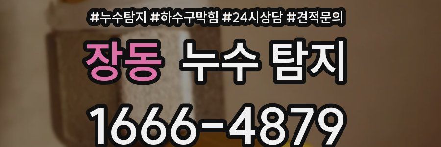 장동 누수 탐지