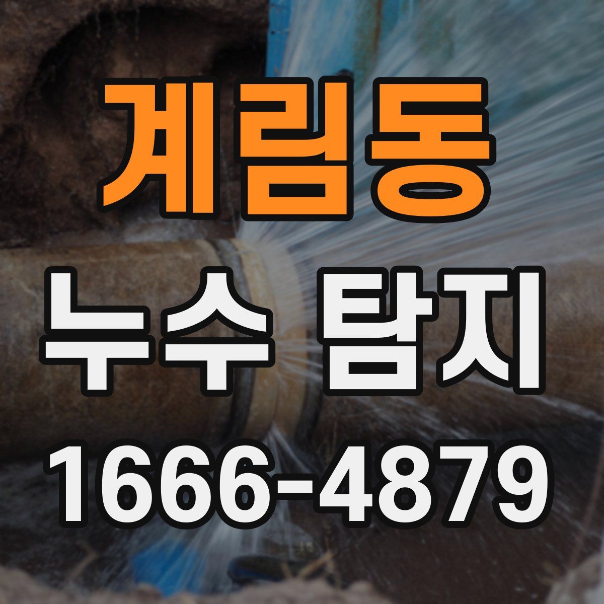 계림동 누수 탐지