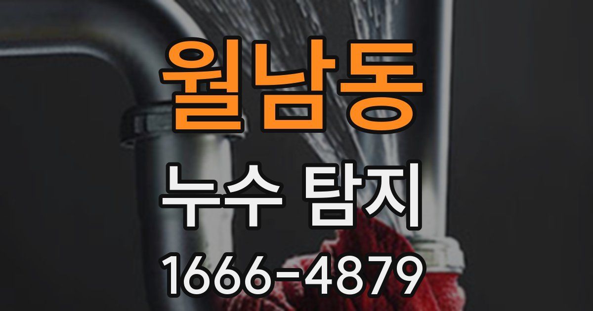 월남동 누수 탐지