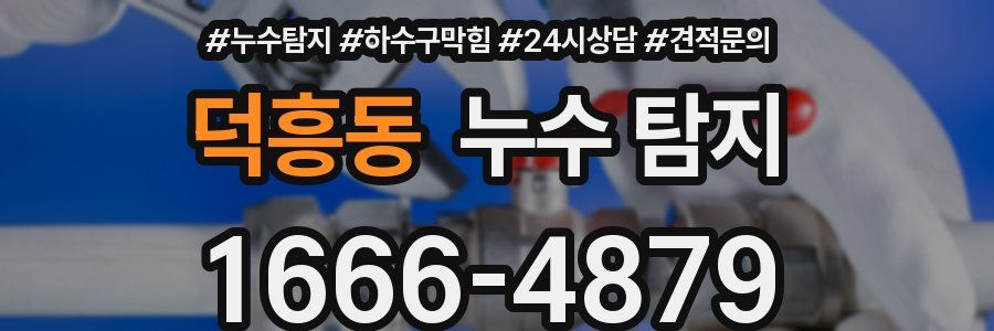 덕흥동 누수 탐지