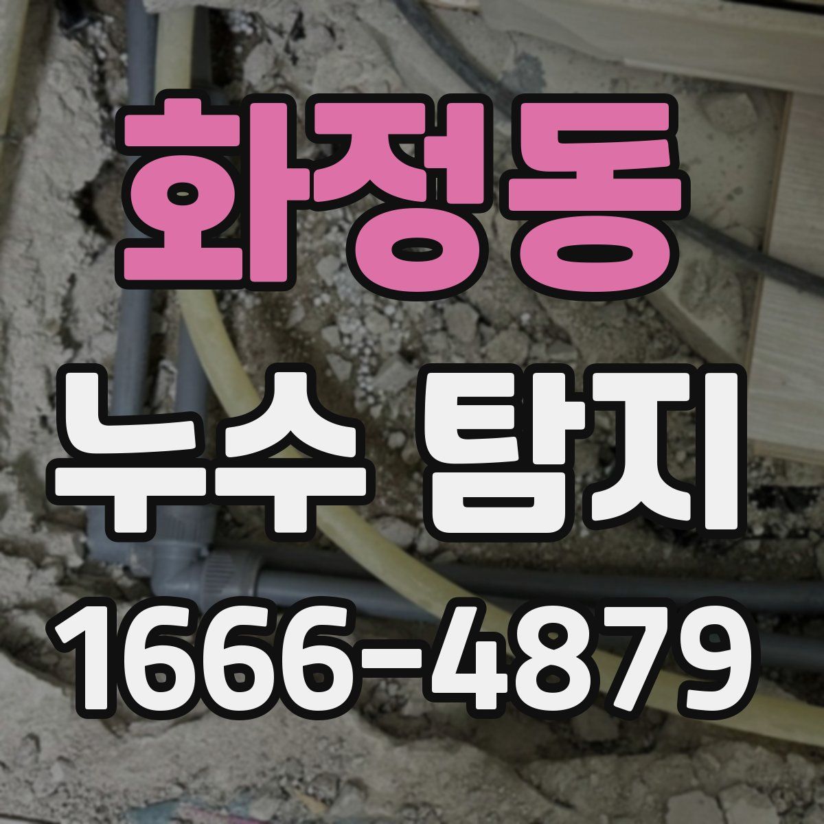 화정동 누수 탐지