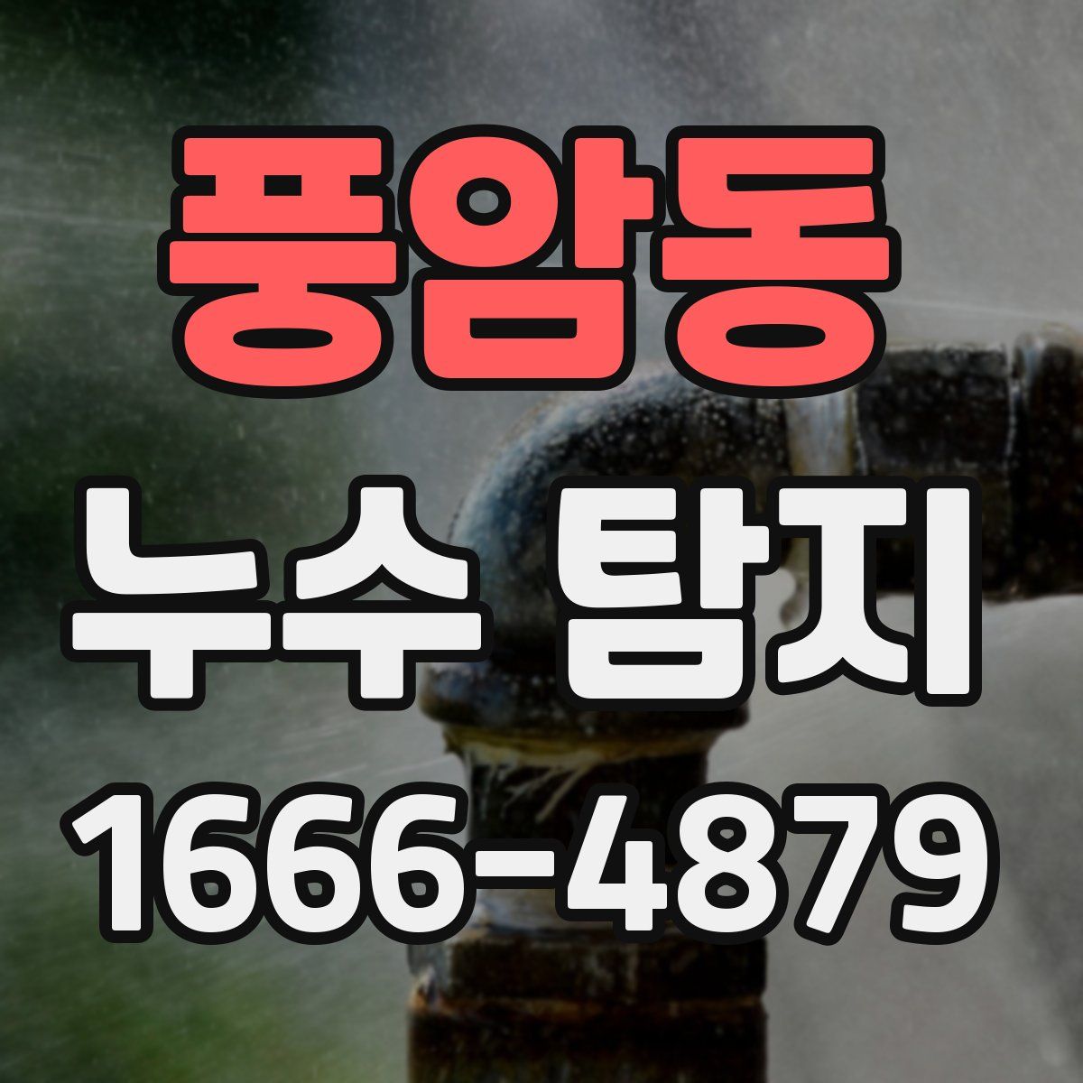 풍암동 누수 탐지