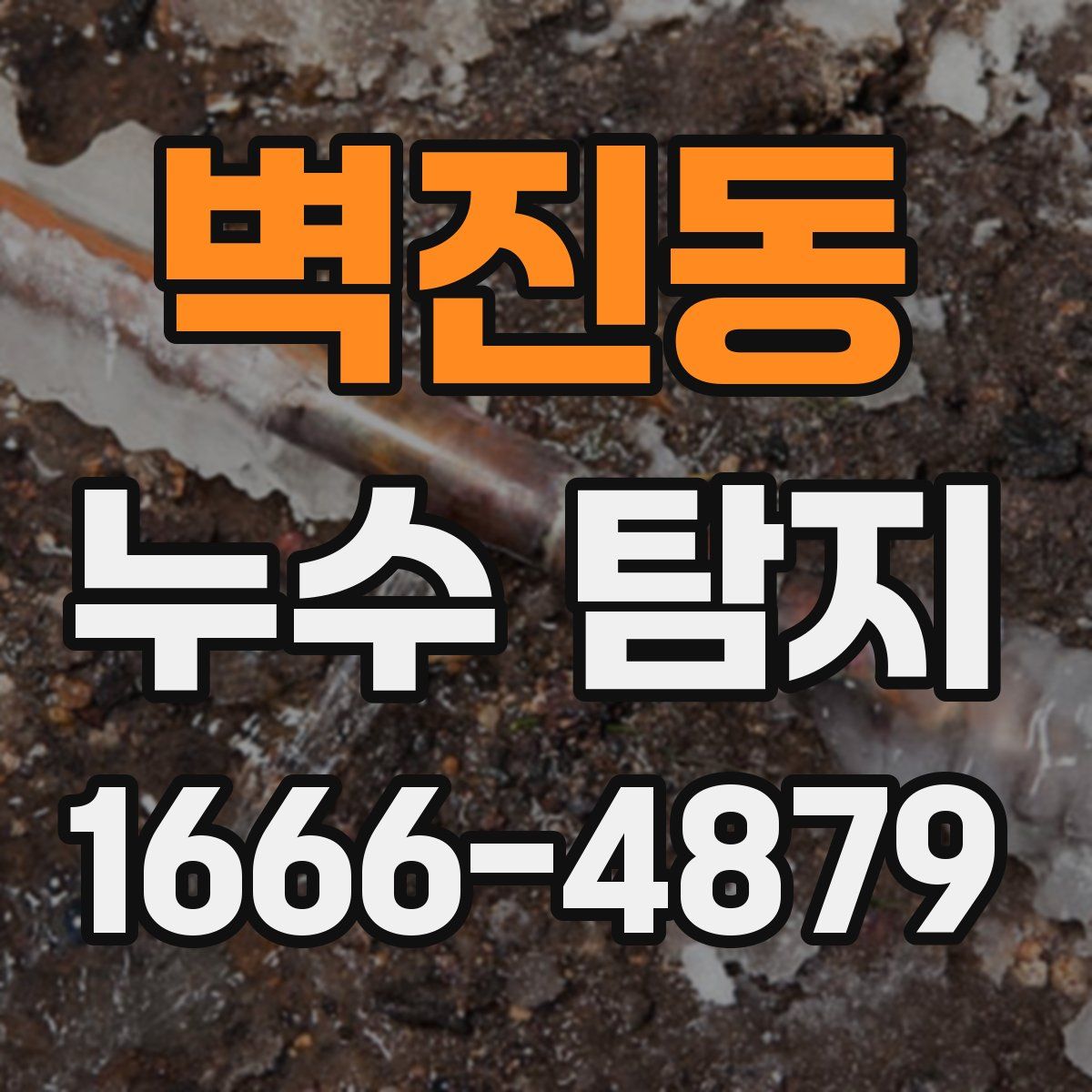 벽진동 누수 탐지