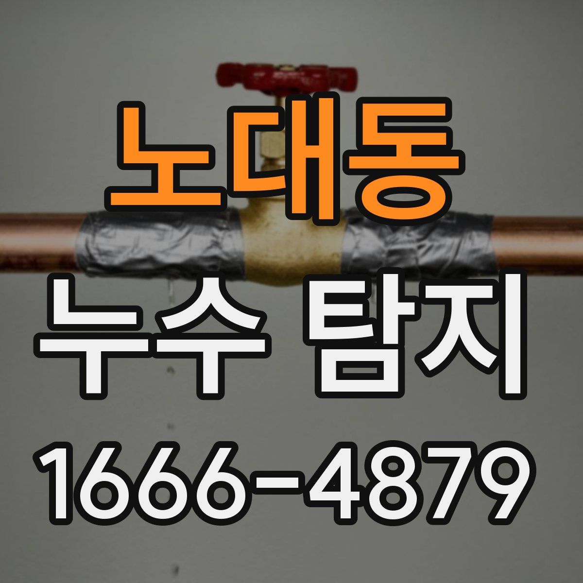 노대동 누수 탐지