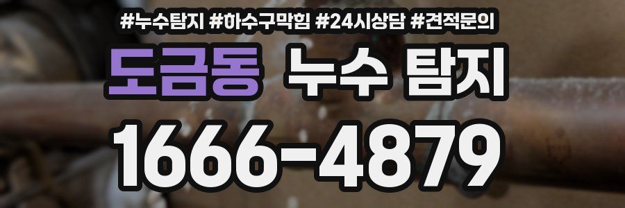 도금동 누수 탐지