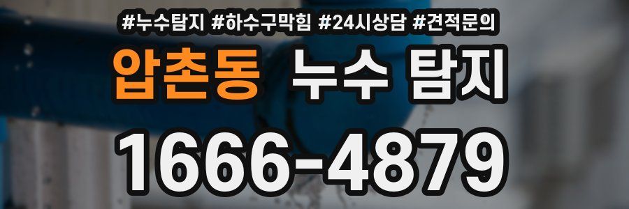 압촌동 누수 탐지