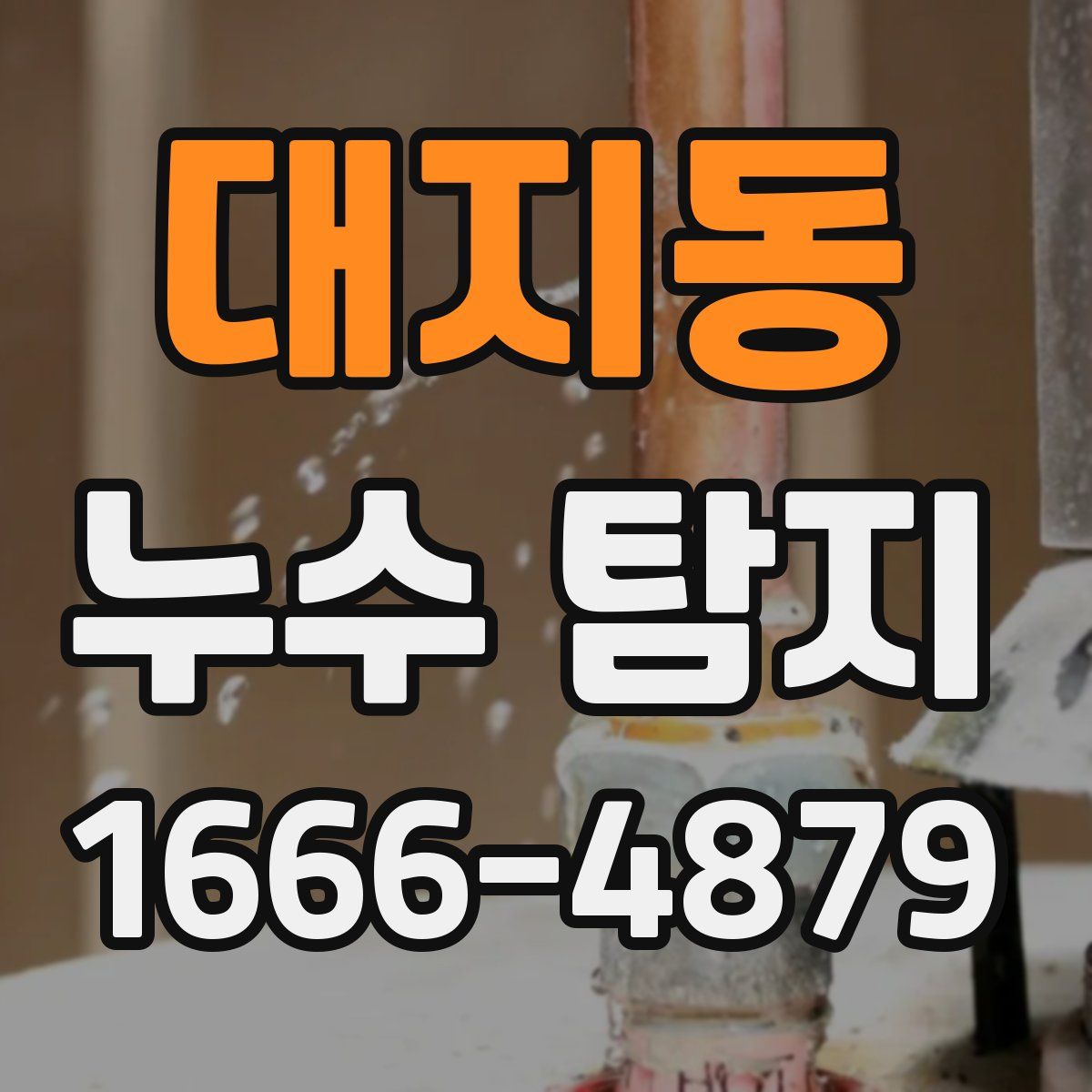 대지동 누수 탐지