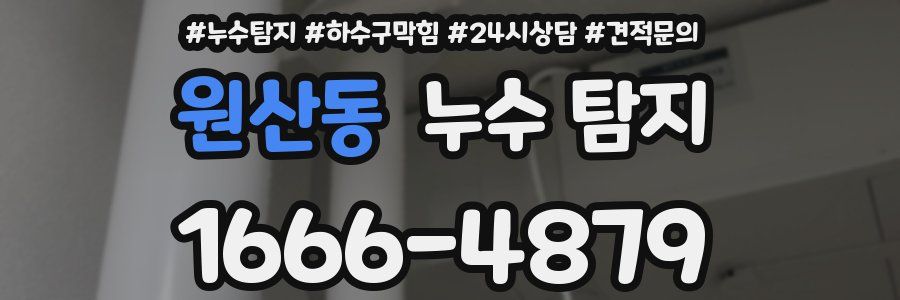 원산동 누수 탐지