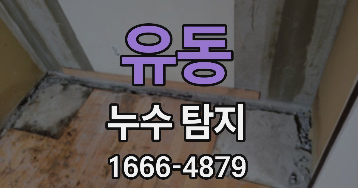 유동 누수 탐지