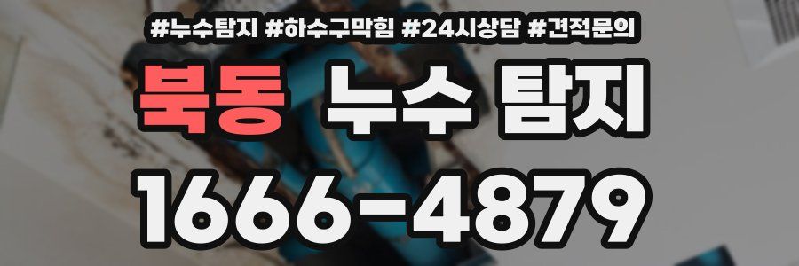 북동 누수 탐지