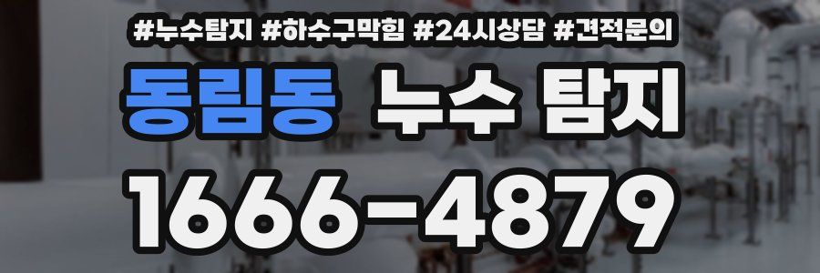 동림동 누수 탐지