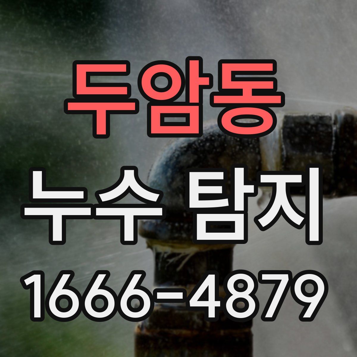 두암동 누수 탐지