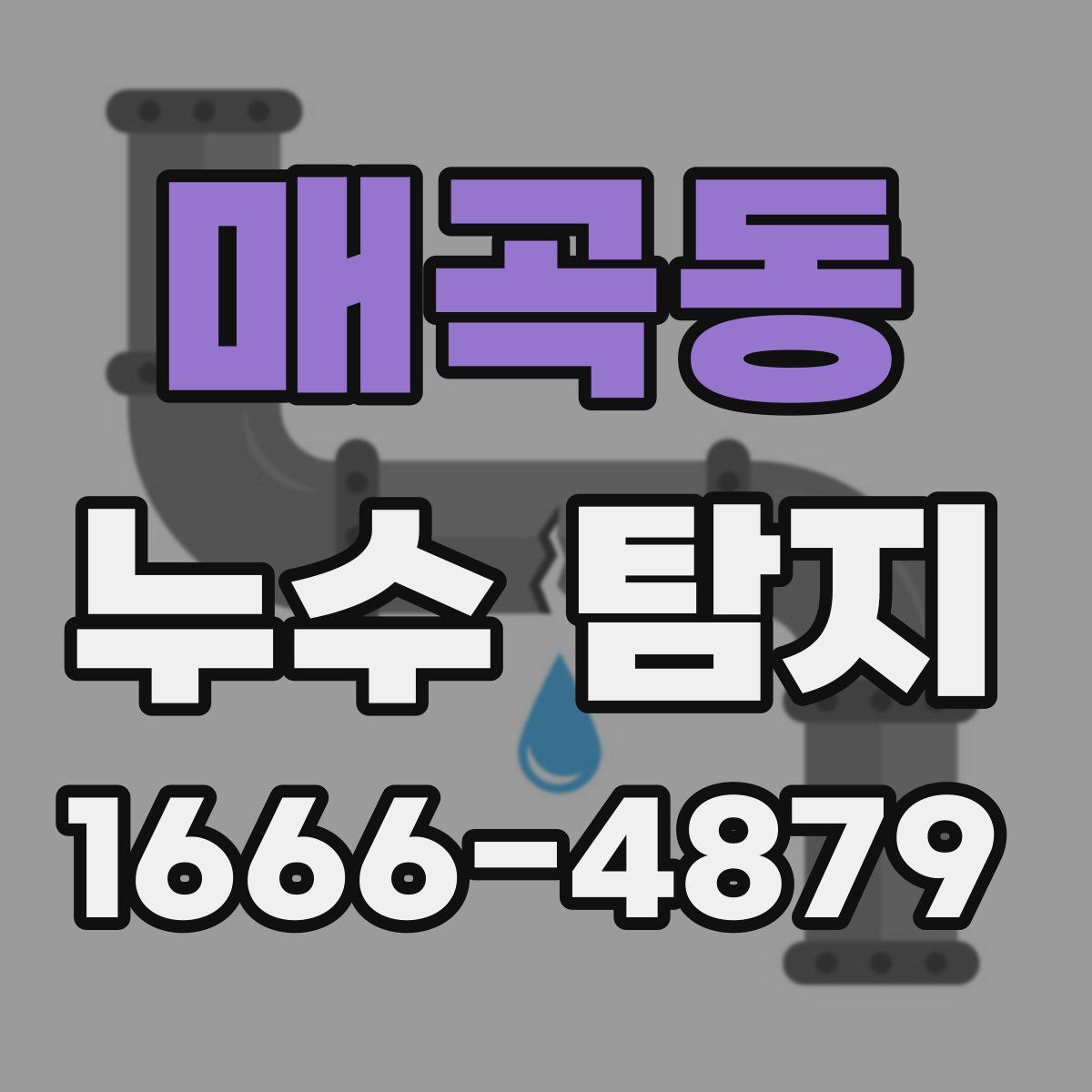 매곡동 누수 탐지