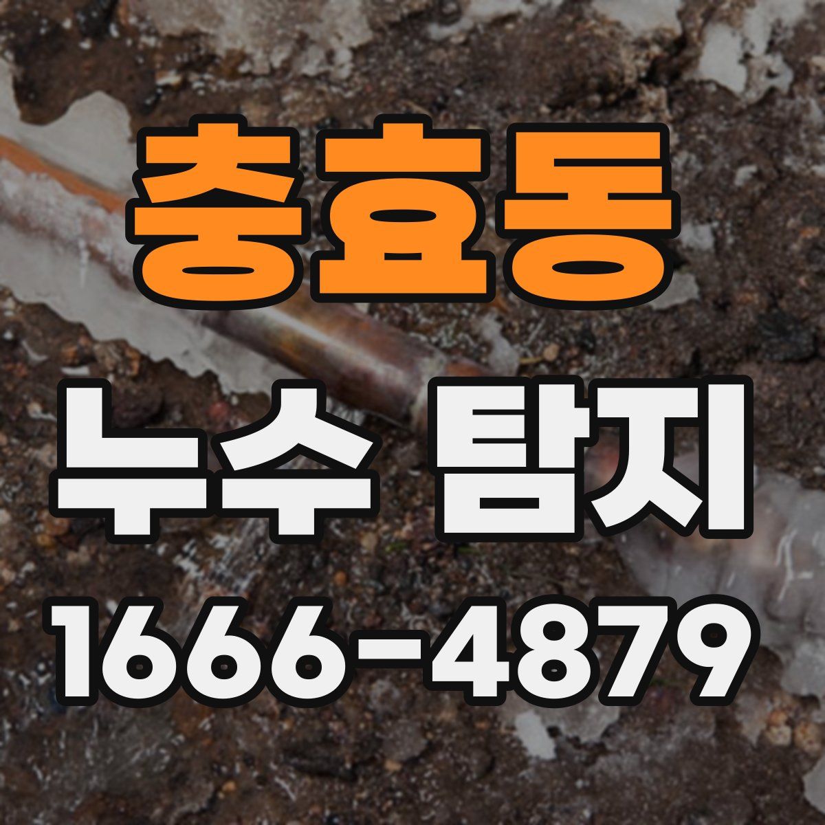 충효동 누수 탐지