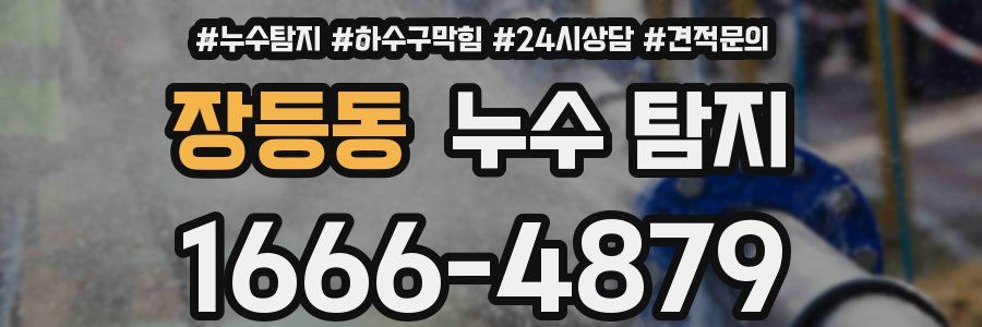 장등동 누수 탐지