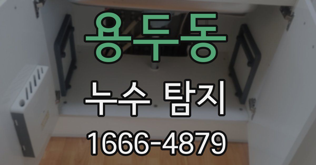 용두동 누수 탐지