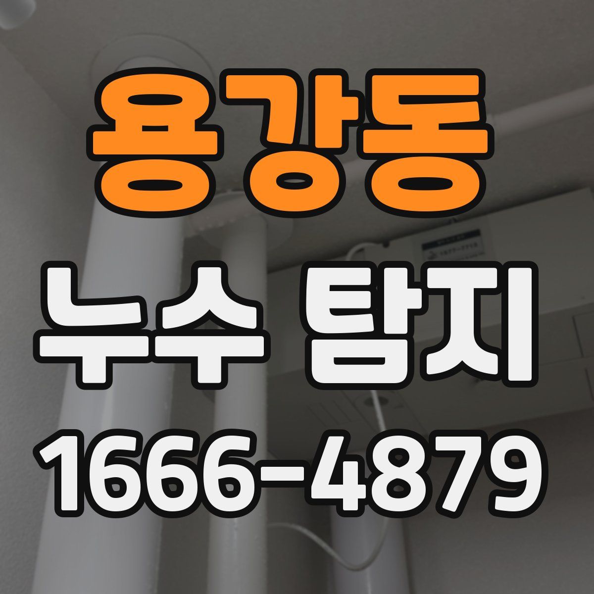 용강동 누수 탐지