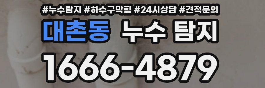 대촌동 누수 탐지