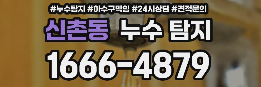 신촌동 누수 탐지