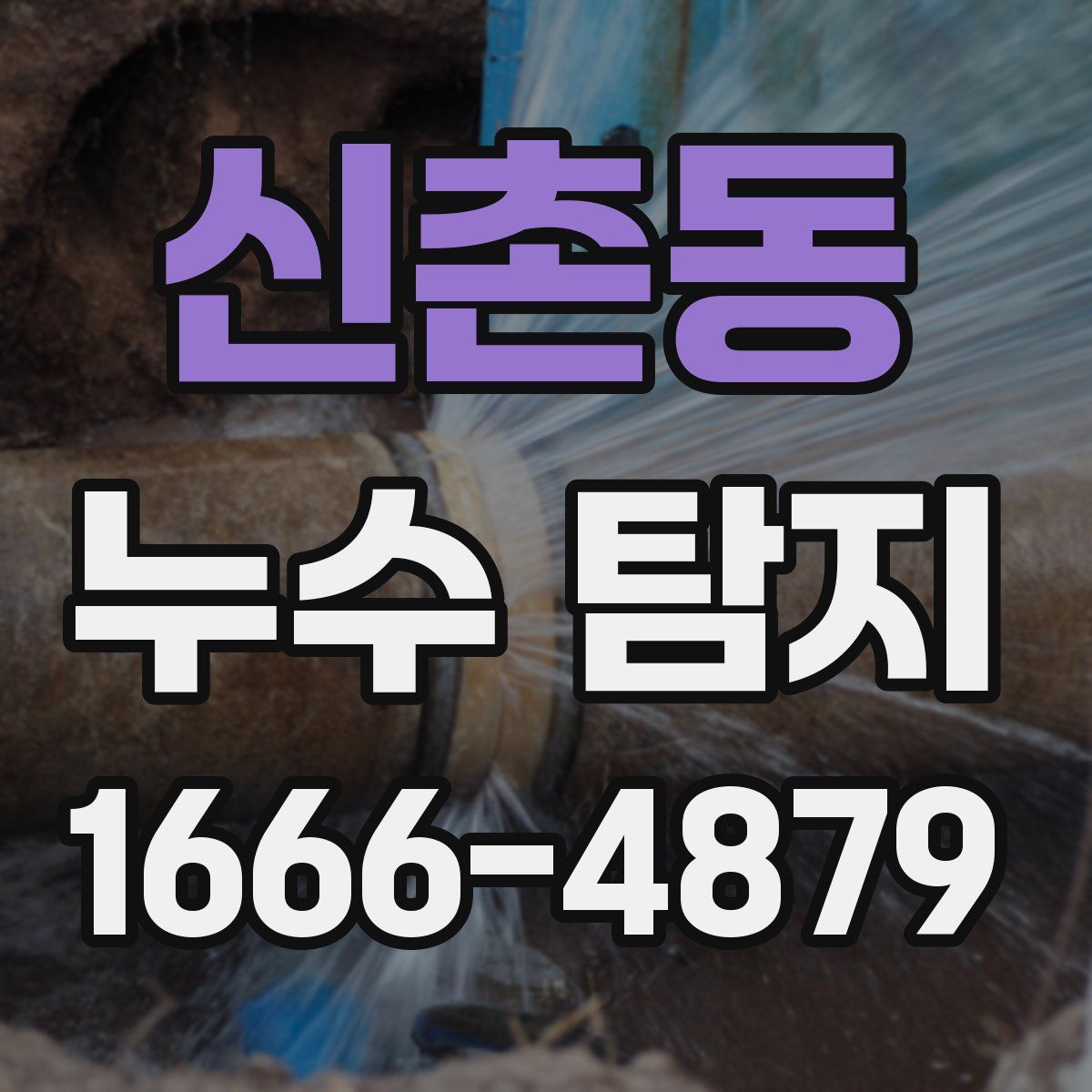 신촌동 누수 탐지