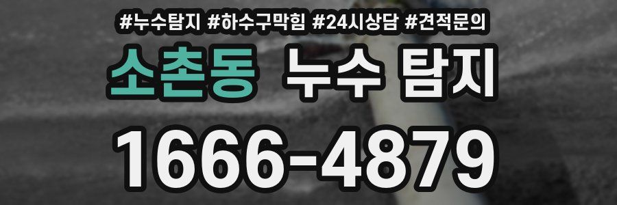 소촌동 누수 탐지
