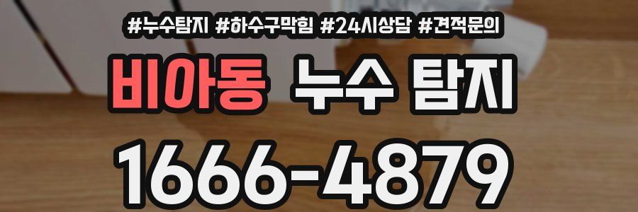 비아동 누수 탐지