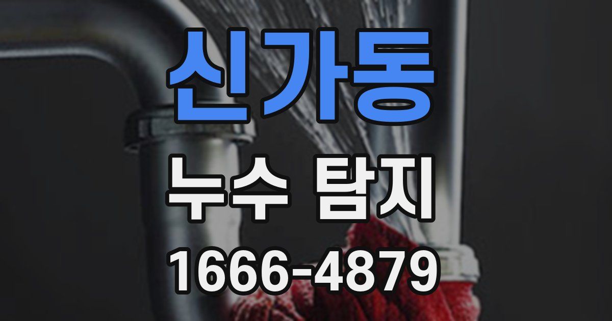 신가동 누수 탐지