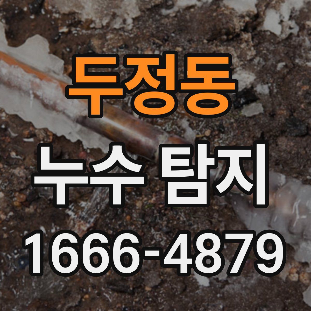 두정동 누수 탐지