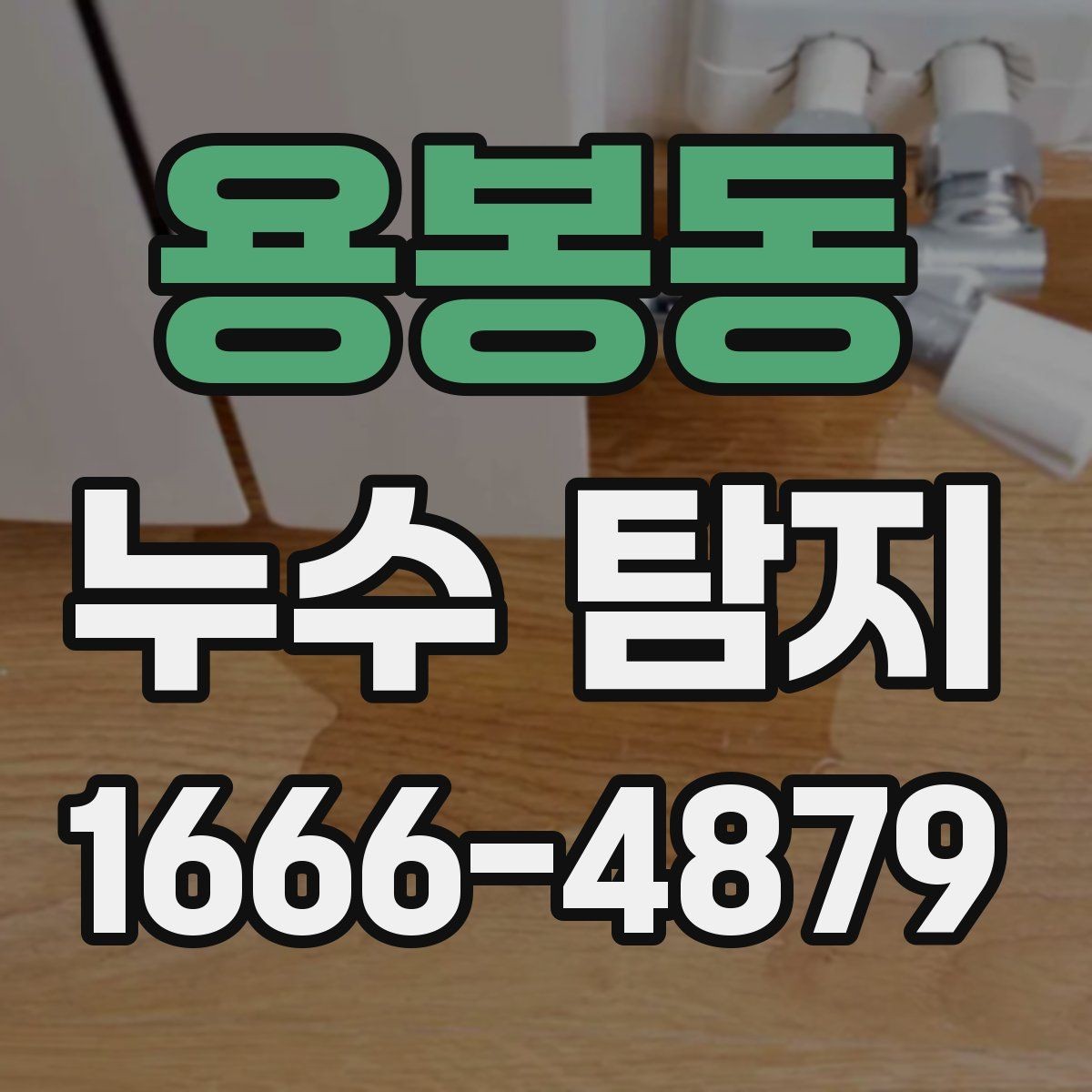 용봉동 누수 탐지 비용 산정에 영향을 주는 요소