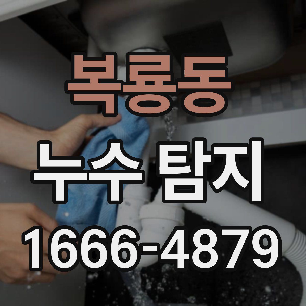 복룡동 누수 탐지