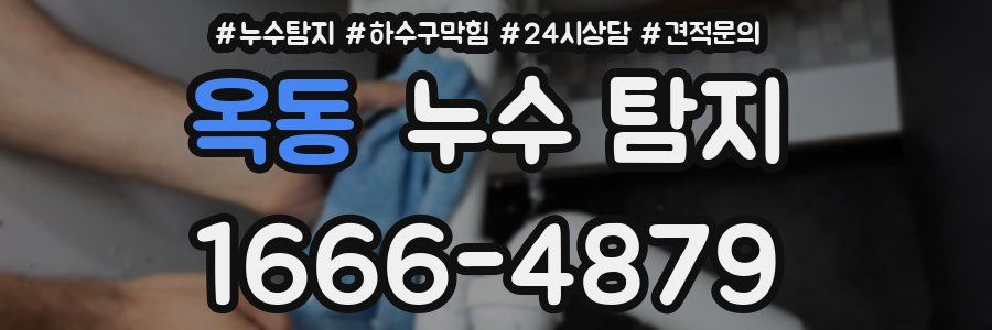 옥동 누수 탐지
