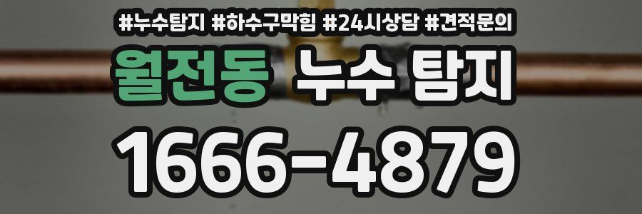 월전동 누수 탐지