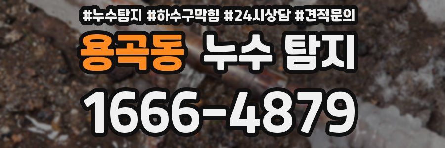 용곡동 누수 탐지