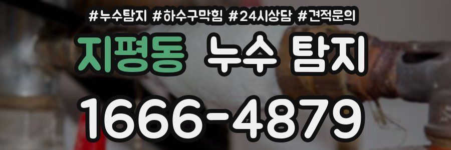지평동 누수 탐지