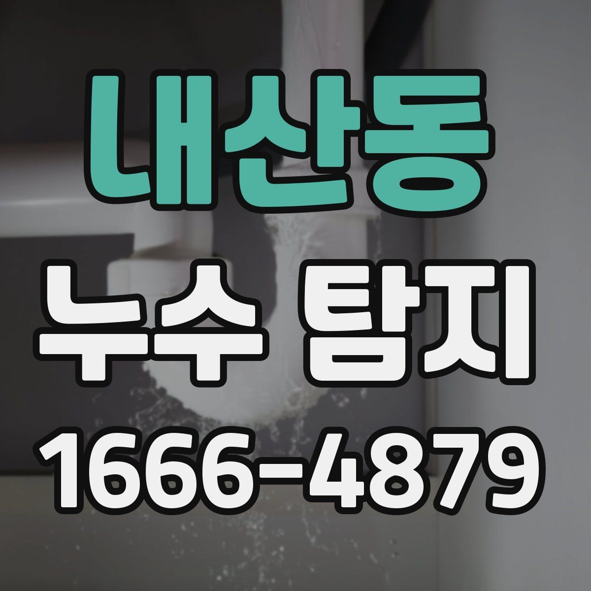 내산동 누수 탐지