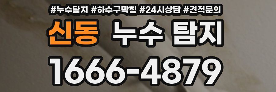 신동 누수 탐지