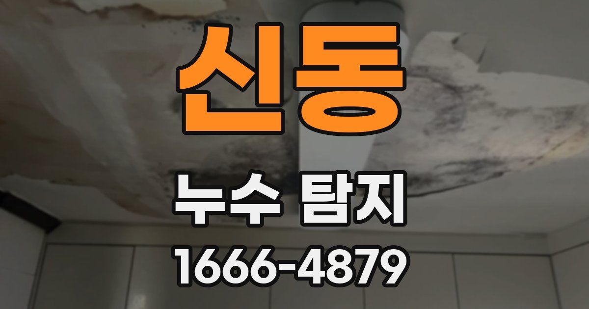 신동 누수 탐지