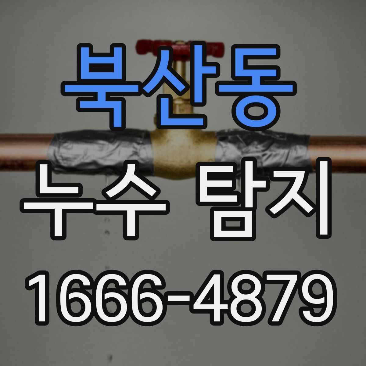 북산동 누수 탐지