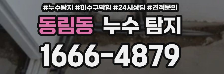 동림동 누수 탐지