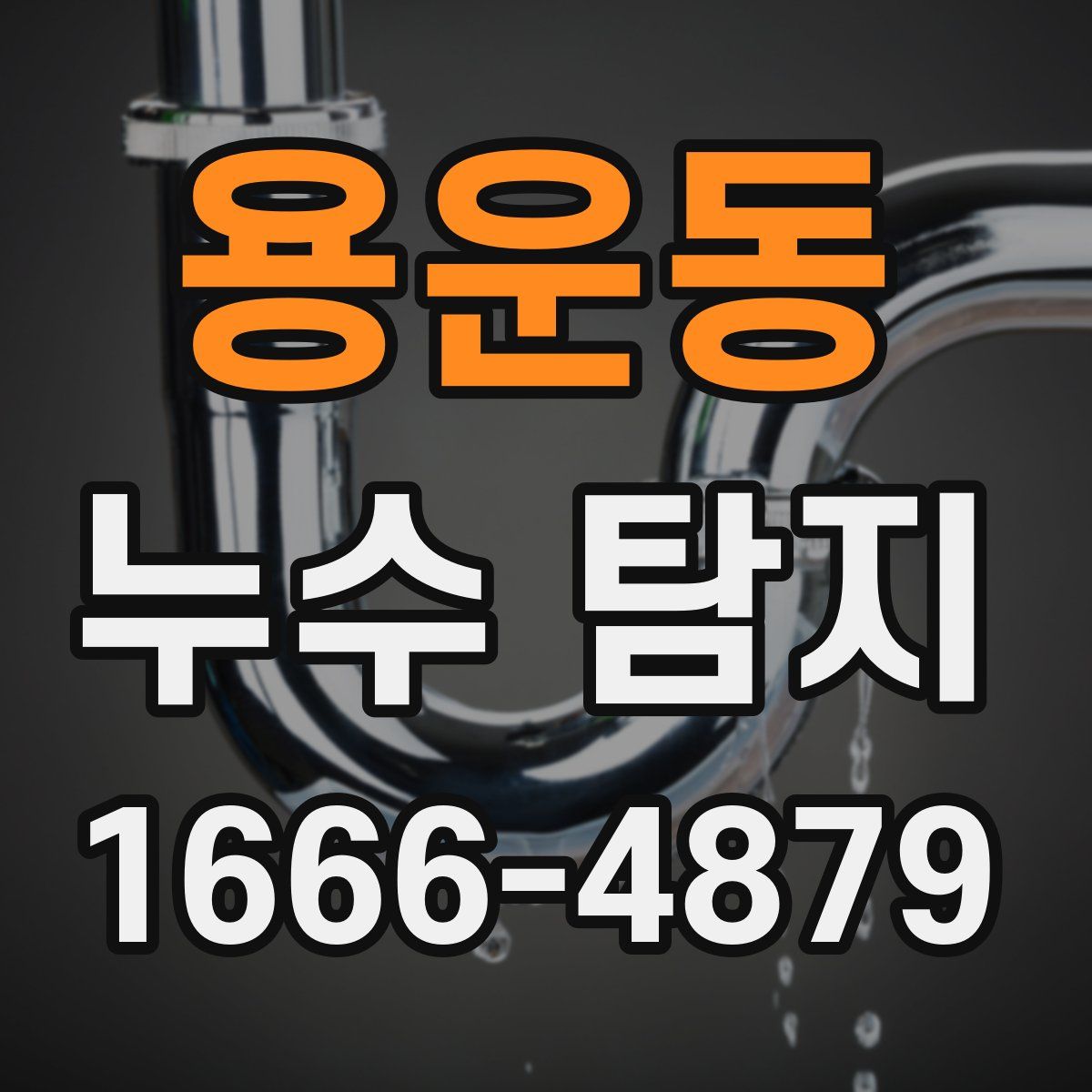 용운동 누수 탐지