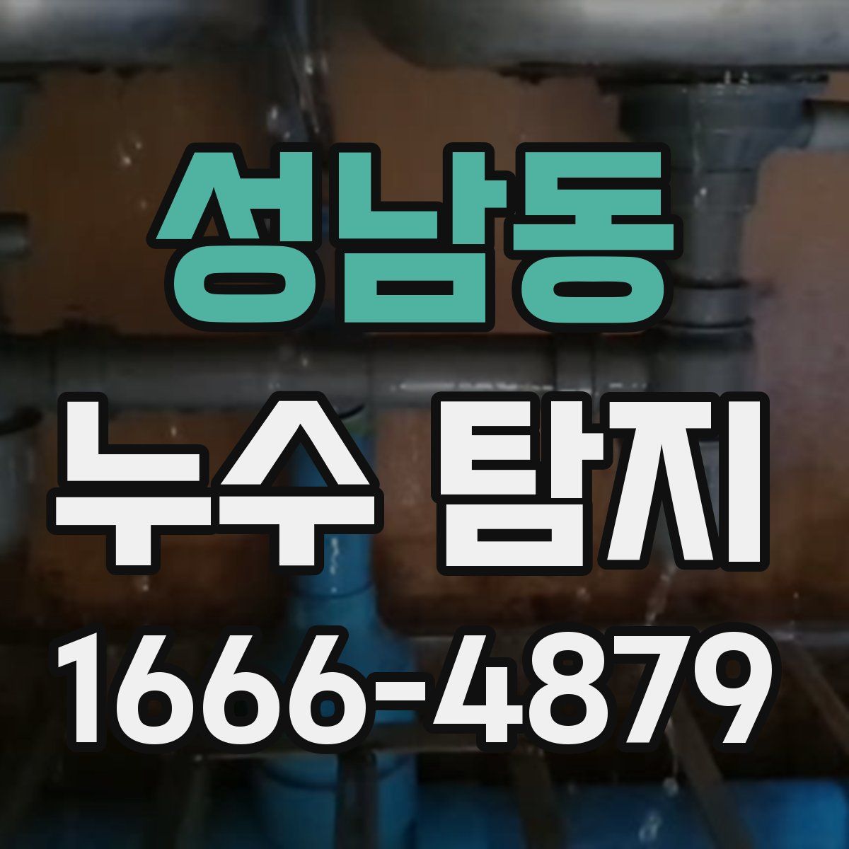 성남동 누수 탐지