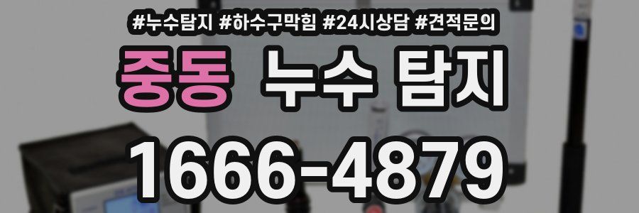 중동 누수 탐지