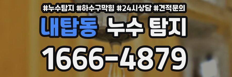 내탑동 누수 탐지