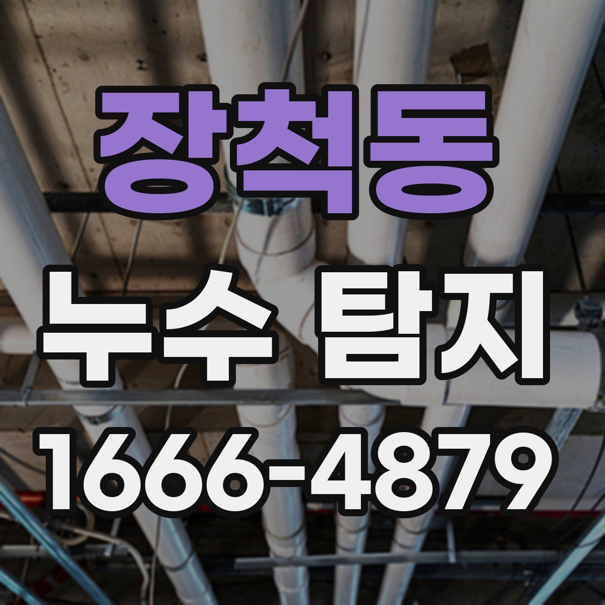장척동 누수 탐지