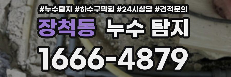 장척동 누수 탐지