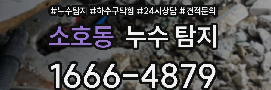 소호동 누수 탐지
